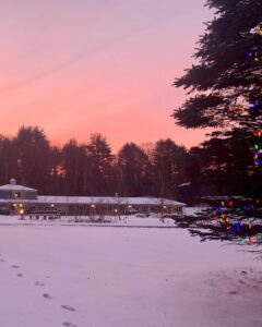 Briarcliff motel at sunset